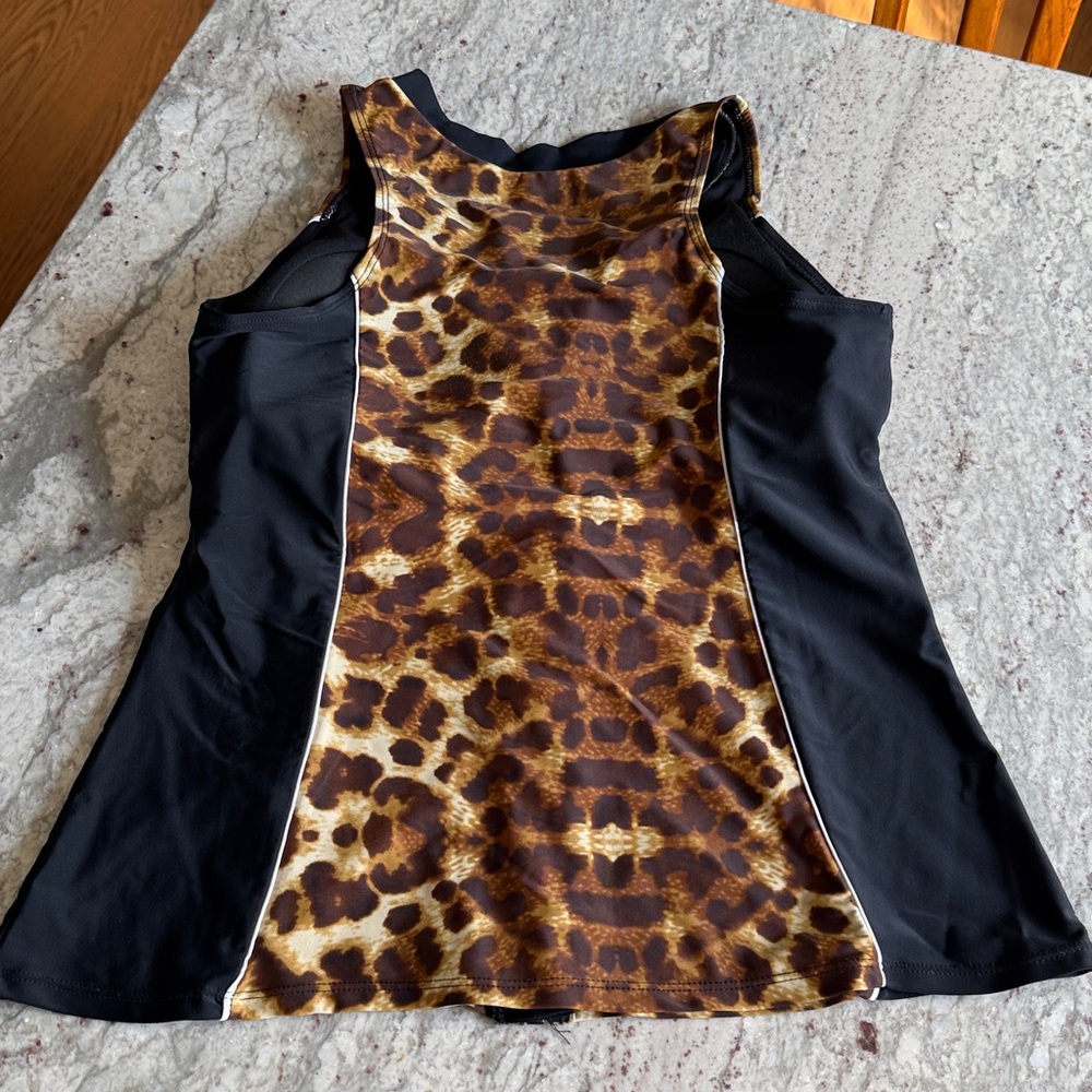 Leopard Print Tankini Swim Set - Picture 3 of 12